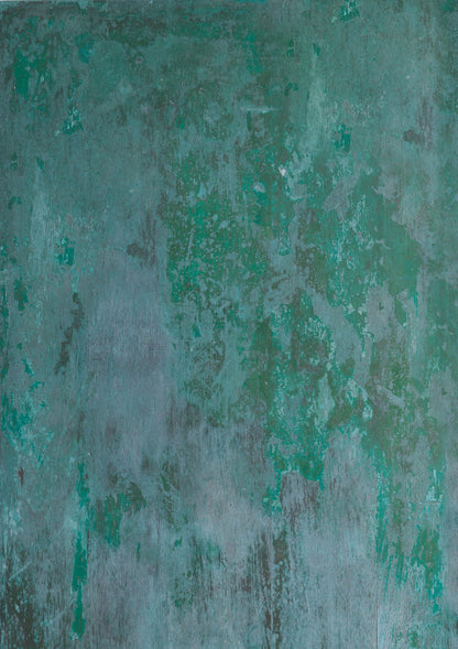 A vibrant green vinyl photography backdrop with flaky paint-effect texture.