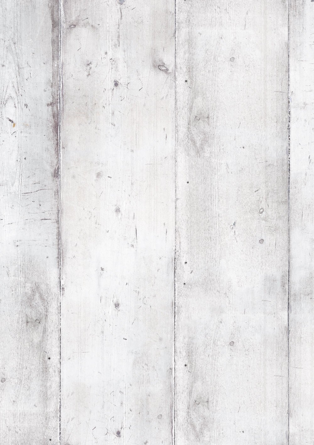 A white wood effect backdrop with vertical planks.