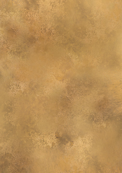 A golden brass metal effect photography backdrop with a softly mottled texture.