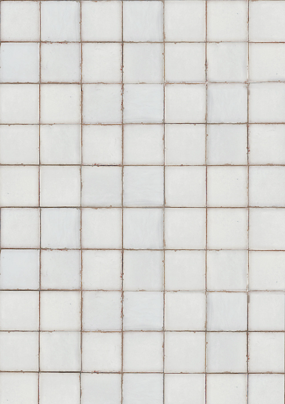 A white tile effect photography backdrop with a subtle gray grid lines texture.